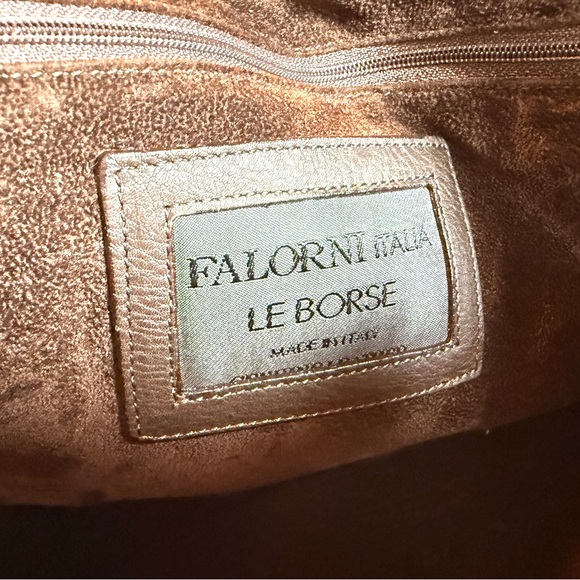 Falorni LaBorse Elegant Black Mink  Tote Bag with Structured Design - Picture 8 of 12